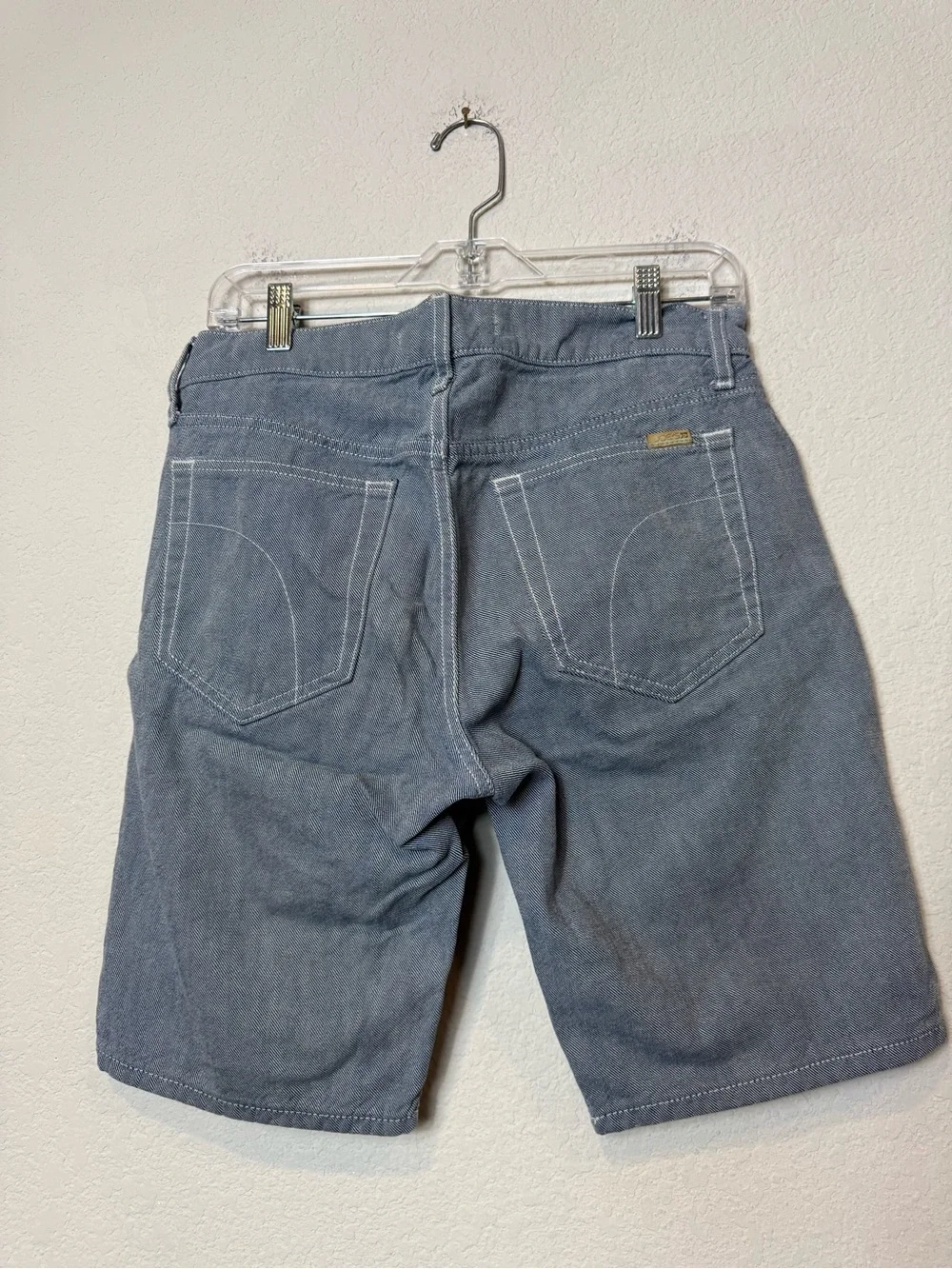 Joe's Jeans Daire Light Blue Denim Shorts Pinstripe 100% Cotton Casual Men’s 29